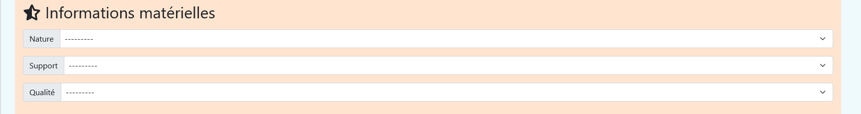 Capture d'écran de la fonctionnalité Créer une Source