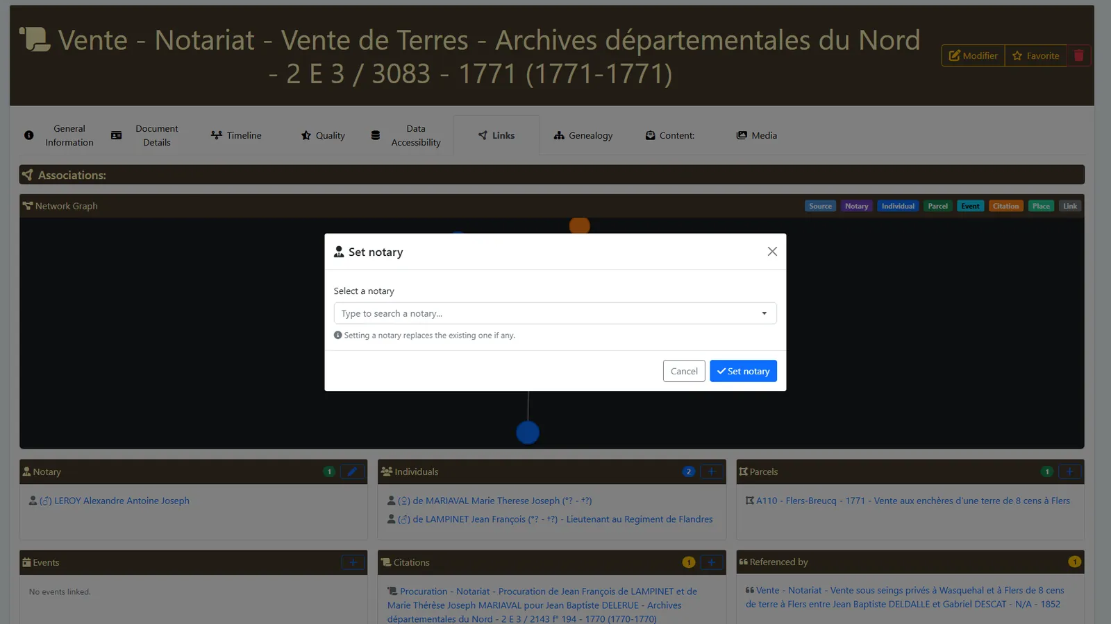 Link notary