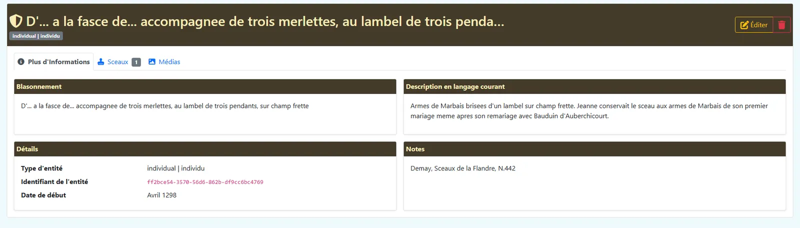 Registre héraldique