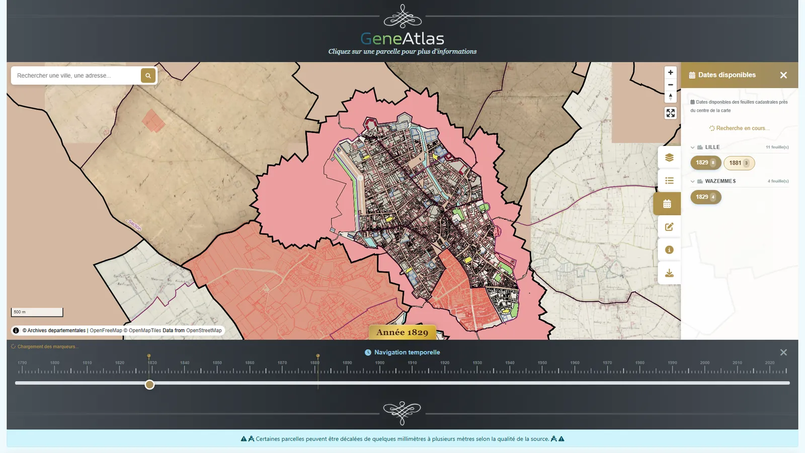 Cadastre napoléonien de 1829