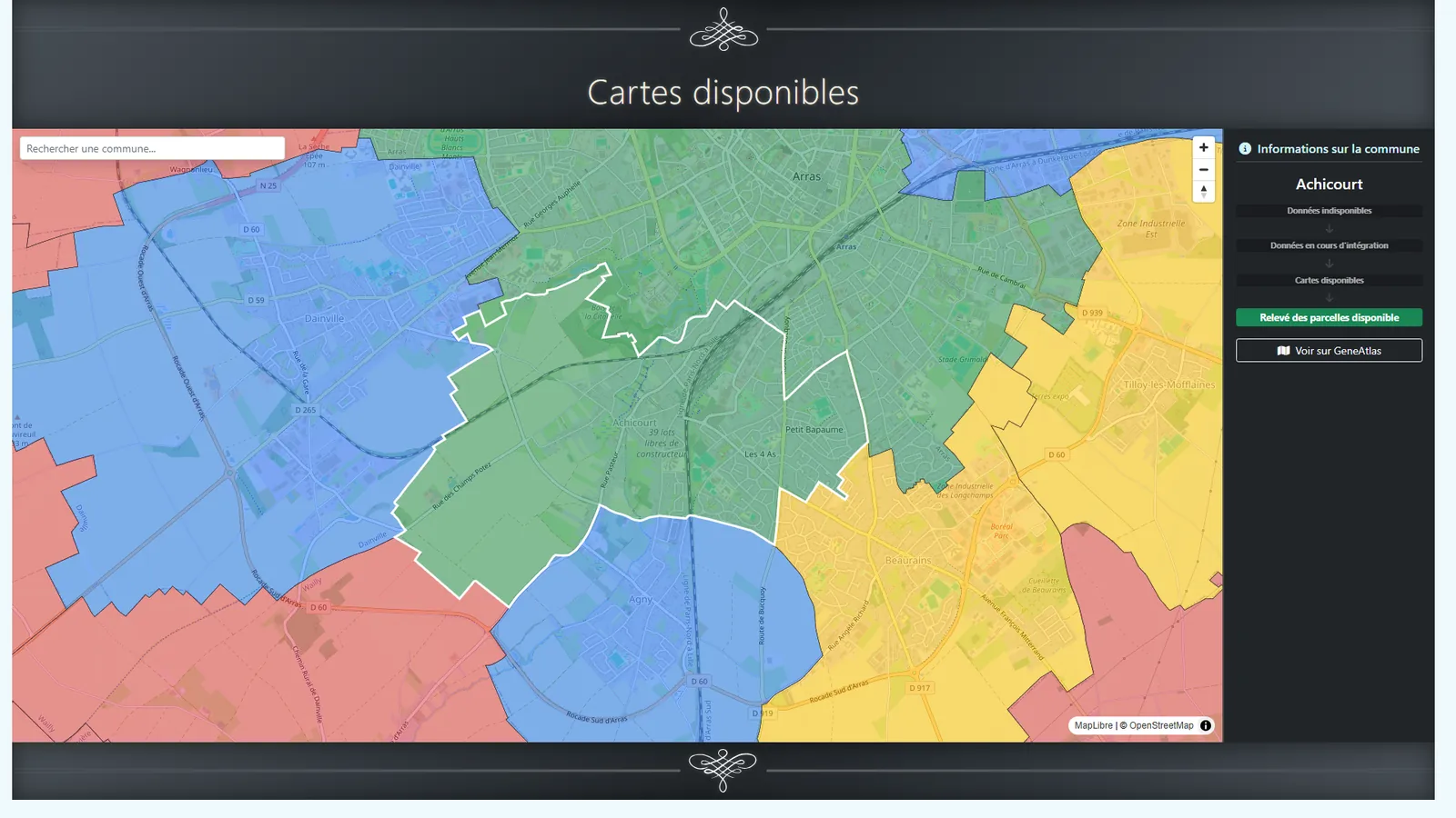 Vert — parcelles complètes