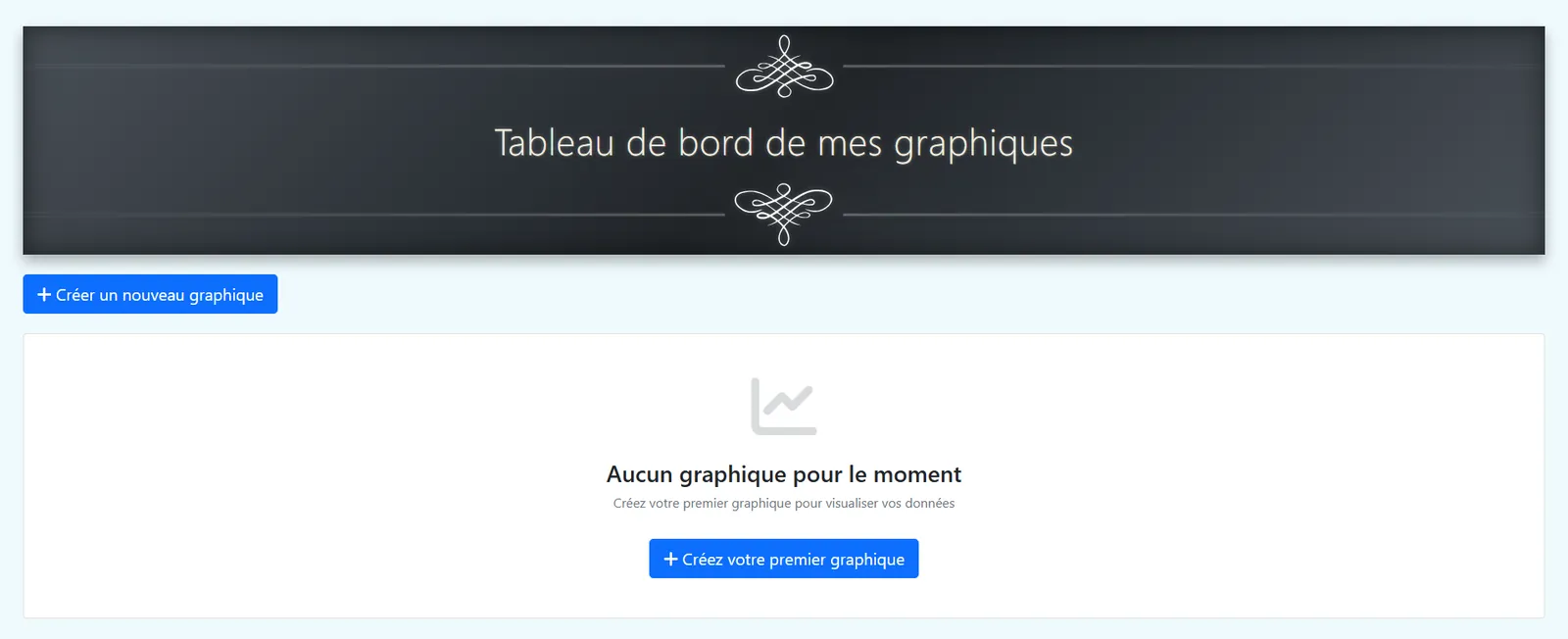Tableau de bord principal